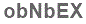 The text to enter in the texbox below is: obNbEX