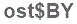 The text to enter in the texbox below is: ost$BY