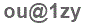 The text to enter in the texbox below is: ou@1zy