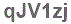 The text to enter in the texbox below is: qJV1zj