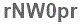 The text to enter in the texbox below is: rNW0pr