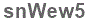 The text to enter in the texbox below is: snWew5