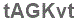 The text to enter in the texbox below is: tAGKvt