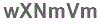 The text to enter in the texbox below is: wXNmVm