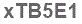 The text to enter in the texbox below is: xTB5E1