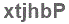 The text to enter in the texbox below is: xtjhbP