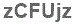 The text to enter in the texbox below is: zCFUjz