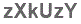 The text to enter in the texbox below is: zXkUzY